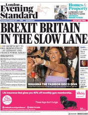 London Evening Standard () Newspaper Front Page for 21 September 2017