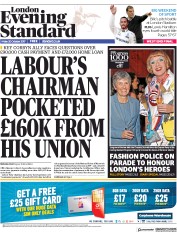 London Evening Standard () Newspaper Front Page for 23 October 2017