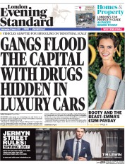 London Evening Standard () Newspaper Front Page for 23 March 2017