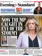 London Evening Standard () Newspaper Front Page for 23 August 2018