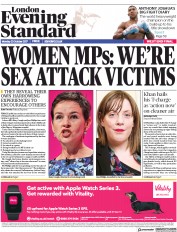 London Evening Standard () Newspaper Front Page for 24 October 2017