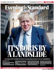 London Evening Standard () Newspaper Front Page for 24 July 2019