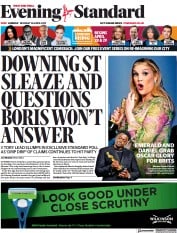 London Evening Standard () Newspaper Front Page for 27 April 2021