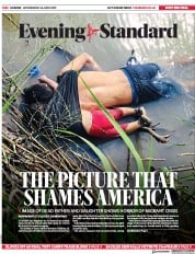 London Evening Standard () Newspaper Front Page for 27 June 2019