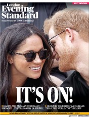 London Evening Standard () Newspaper Front Page for 28 November 2017
