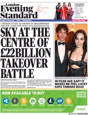 London Evening Standard () Newspaper Front Page for 28 February 2018