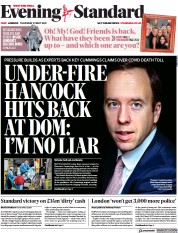 London Evening Standard () Newspaper Front Page for 28 May 2021