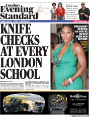 London Evening Standard () Newspaper Front Page for 28 June 2017