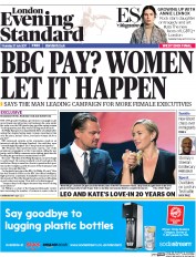 London Evening Standard () Newspaper Front Page for 28 July 2017