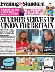 London Evening Standard () Newspaper Front Page for 28 September 2022