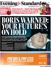 London Evening Standard () Newspaper Front Page for 2 February 2022