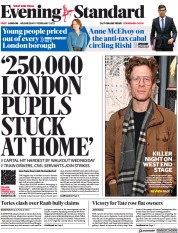 London Evening Standard () Newspaper Front Page for 2 February 2023
