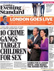 London Evening Standard () Newspaper Front Page for 2 April 2014