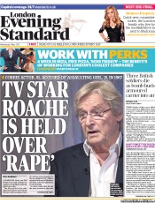 London Evening Standard () Newspaper Front Page for 2 May 2013