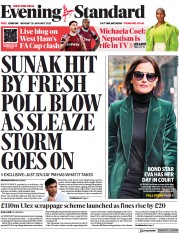 London Evening Standard () Newspaper Front Page for 31 January 2023
