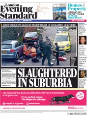 London Evening Standard () Newspaper Front Page for 31 March 2016