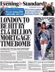 London Evening Standard () Newspaper Front Page for 31 May 2023