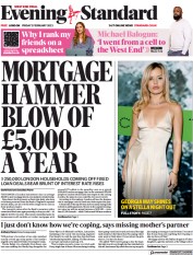 London Evening Standard () Newspaper Front Page for 4 February 2023