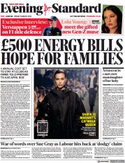 London Evening Standard () Newspaper Front Page for 4 March 2023