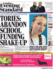 London Evening Standard () Newspaper Front Page for 4 May 2017