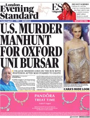 London Evening Standard () Newspaper Front Page for 4 August 2017