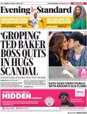 London Evening Standard () Newspaper Front Page for 5 March 2019