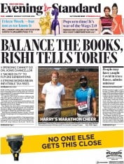 London Evening Standard () Newspaper Front Page for 6 October 2020