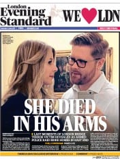 London Evening Standard () Newspaper Front Page for 6 June 2017