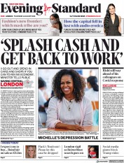 London Evening Standard () Newspaper Front Page for 6 August 2020