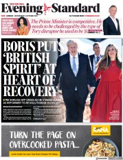 London Evening Standard () Newspaper Front Page for 7 October 2021