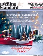 London Evening Standard () Newspaper Front Page for 7 December 2017
