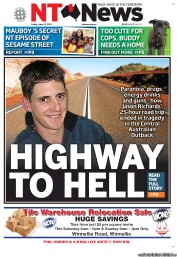 NT News (Australia) Newspaper Front Page for 20 June 2013
