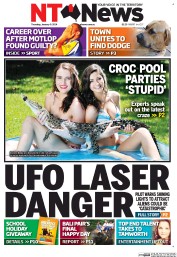 NT News (Australia) Newspaper Front Page for 9 January 2014