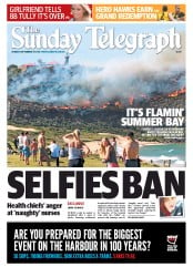 Sunday Telegraph (Australia) Newspaper Front Page for 29 September 2013