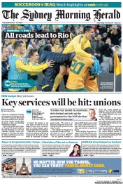 Sydney Morning Herald (Australia) Newspaper Front Page for 18 June 2013