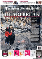 Sydney Morning Herald (Australia) Newspaper Front Page for 19 October 2013