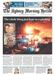 Sydney Morning Herald (Australia) Newspaper Front Page for 5 September 2014