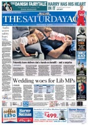 The Age (Australia) Newspaper Front Page for 12 October 2013