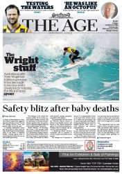 The Age (Australia) Newspaper Front Page for 19 January 2017