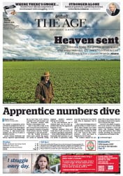 The Age (Australia) Newspaper Front Page for 28 June 2016