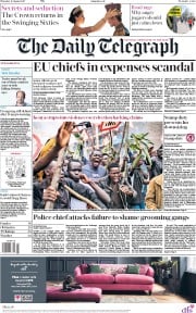 The Daily Telegraph () Newspaper Front Page for 10 August 2017
