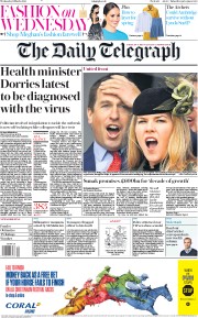 The Daily Telegraph () Newspaper Front Page for 11 March 2020