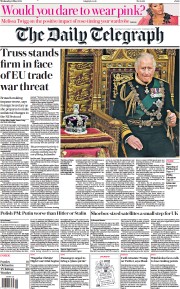 The Daily Telegraph () Newspaper Front Page for 11 May 2022