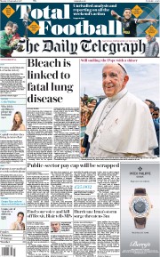 The Daily Telegraph () Newspaper Front Page for 11 September 2017