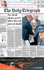 The Daily Telegraph () Newspaper Front Page for 12 April 2019