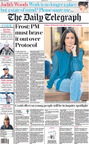 The Daily Telegraph () Newspaper Front Page for 13 May 2022