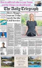 The Daily Telegraph () Newspaper Front Page for 14 May 2022