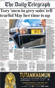 The Daily Telegraph () Newspaper Front Page for 17 May 2019