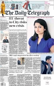 The Daily Telegraph () Newspaper Front Page for 18 October 2017