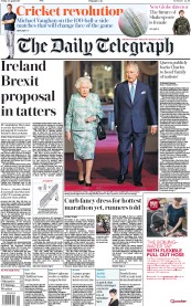 The Daily Telegraph () Newspaper Front Page for 20 April 2018